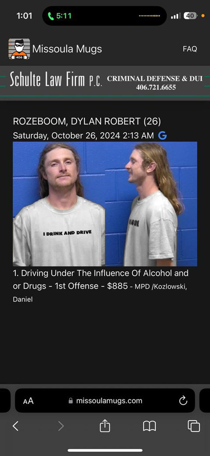 Don't Drink and Drive Tee